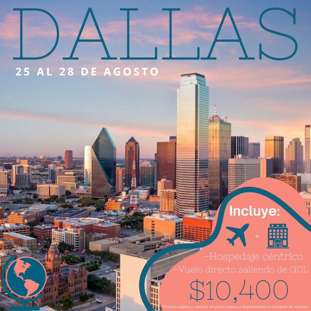 Paquete de viaje a Dallas, Texas