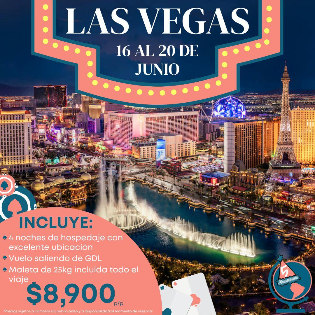Paquete de viaje a Las Vegas, USA